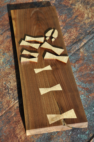 Limited Edition--1/4" Quilted Maple Inlays
