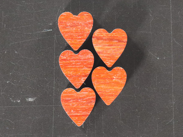 Heart Inlays--Small Solid Heart Inlays