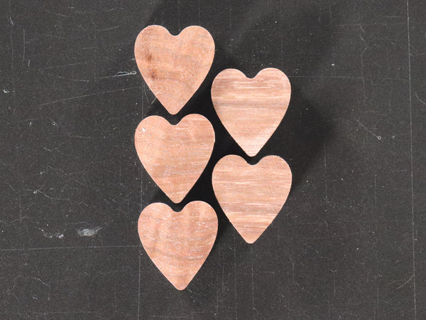 Heart Inlays--Small Solid Heart Inlays