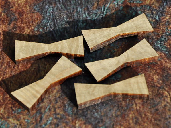 Limited Edition--1/4" Quilted Maple Inlays