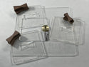 A Slab Stitcher Walnut Bowtie Inlay Master Pack Starter Kit.