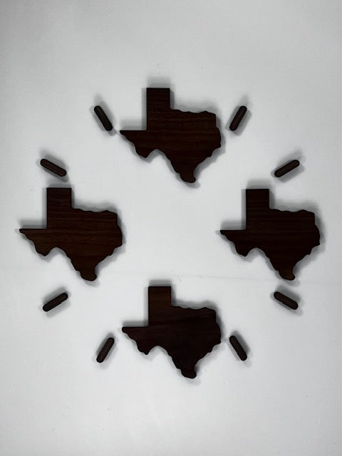 Clock--Texas Inlays