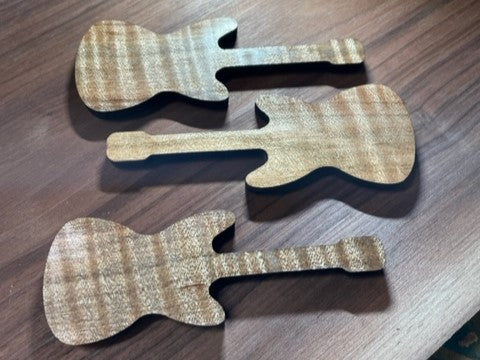 Limited Edition--Blu Maple Electric Guitar Inlays