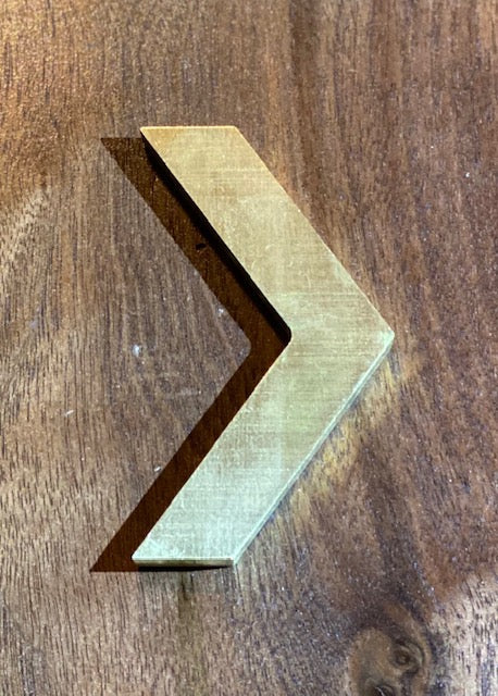Brass ChevRon Inlay