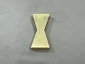 1/4" Large Brass Metal Bowtie Inlay (single pack) | Slab Stitcher