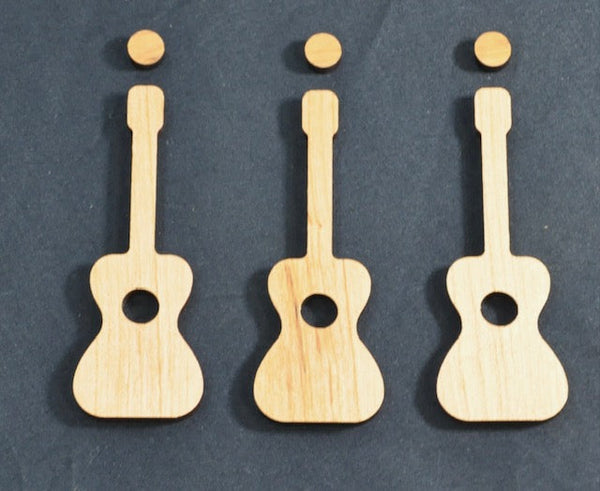 Cherry Acoustic Guitar Inlays