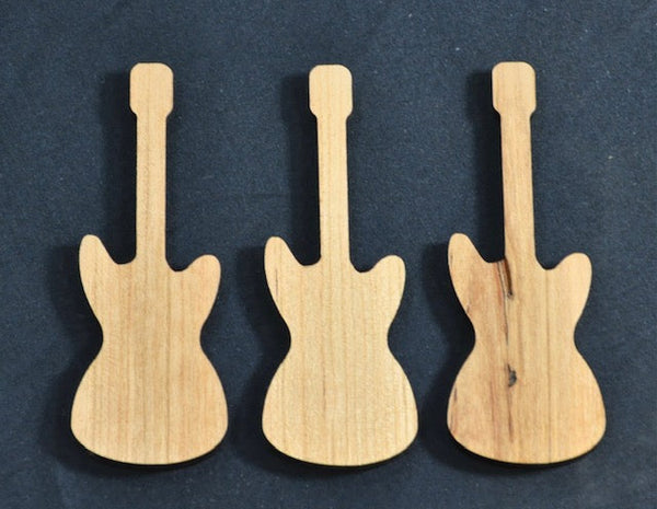 Cherry Wood Electric Guitar Inlays (3 pack) by Slab Stitcher
