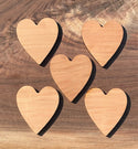 Cherry Large Heart Inlays