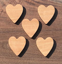 Cherry Small Heart Inlays