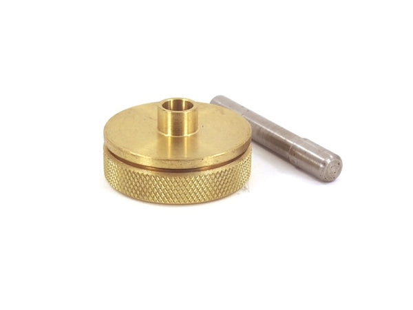 A guide bushing with a centering pin