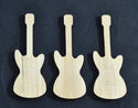 A 3 pack of Maple Wood Electric Guitar Inlays made by Slab Stitcher