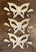 Maple Inset Two-Tone Butterflies