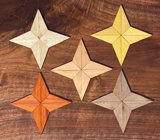 Multi-Pack 4 Point Star Inlays