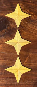 Osage 4 Point Star Inlays