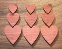 Padauk Heart Inlays