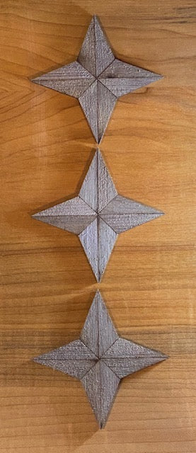 Walnut 4 Point Star Inlays