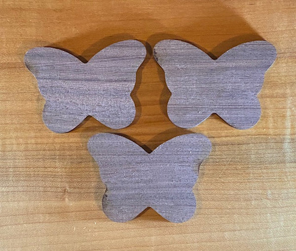 Walnut Butterfly Inlays